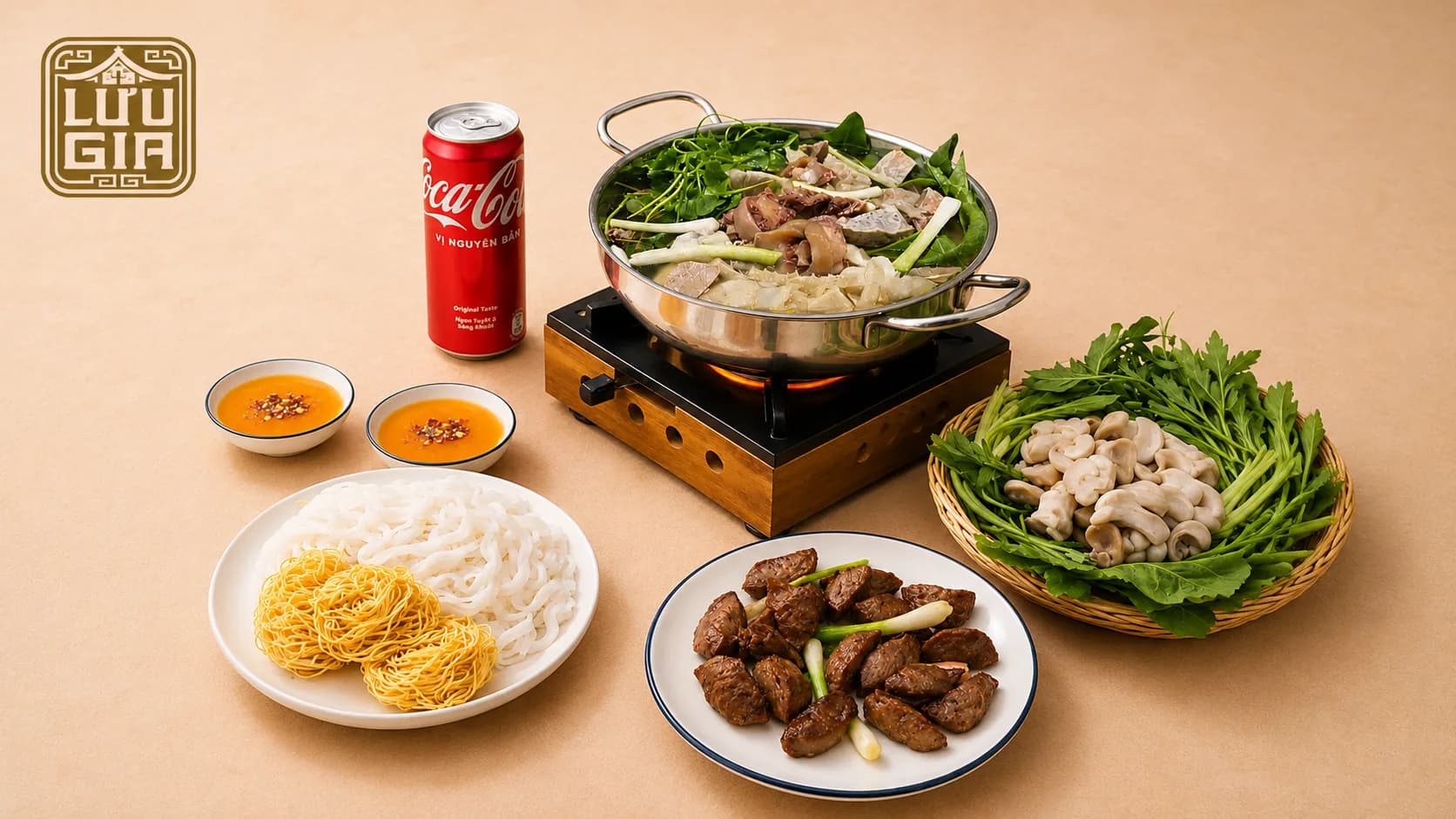 Combo phở 2 người tại phở lẩu lưu gia Bảo Lộc