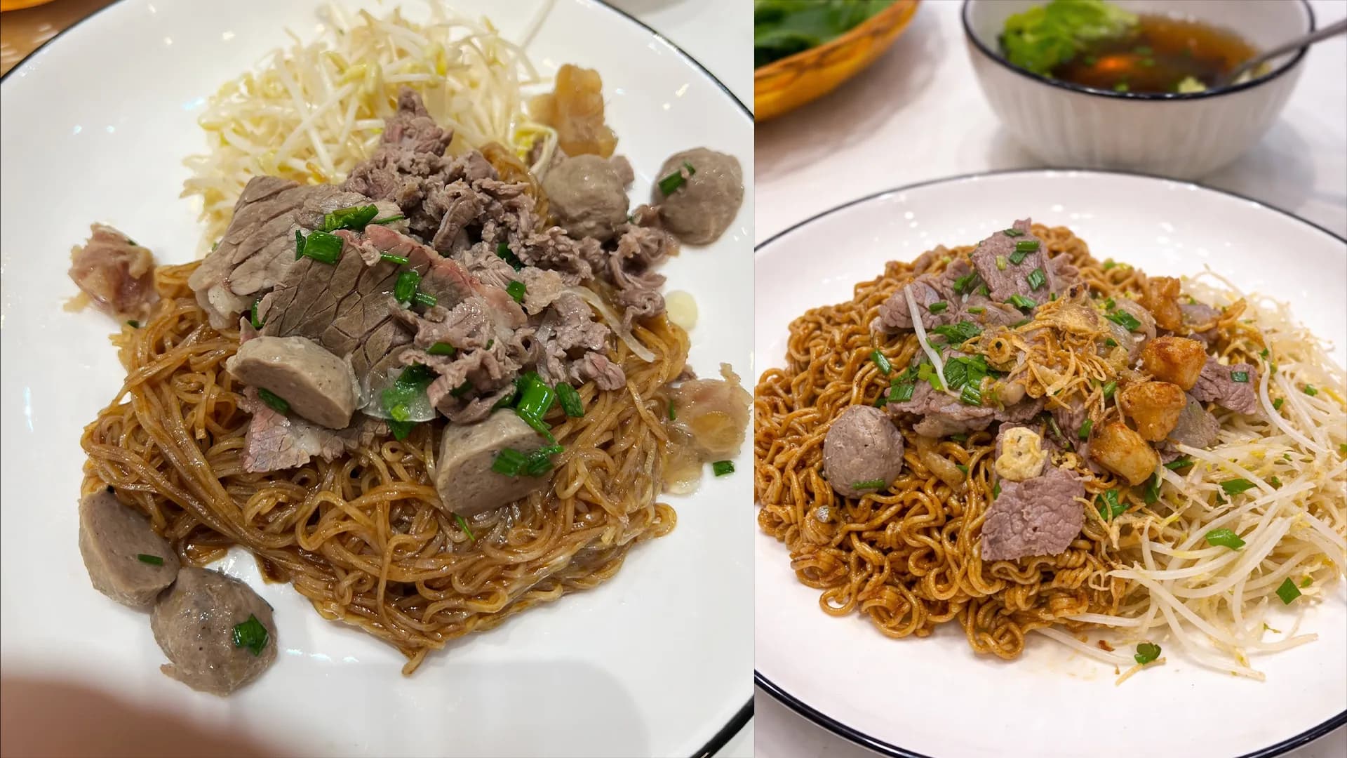 Mì bò sa tế cay, hủ tiếu trộn Lưu Gia, món trộn ngon Bảo Lộc